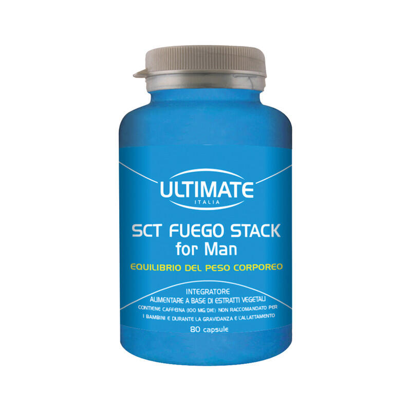 SCT FUEGO STACK FOR MAN 80 CPS PER L’UOMO CHE VUOLE DIMAGRIRE, DEFINIRE IL CORPO