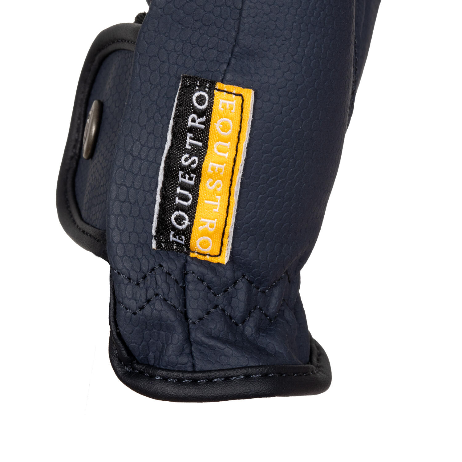 Gants d'équitation en cuir synthétique avec fermeture velcro Equestro 5/5
