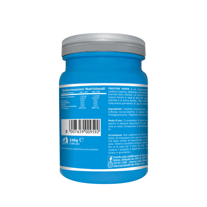 Integratore alimentare - CREATINE SUPER - 150 cpr