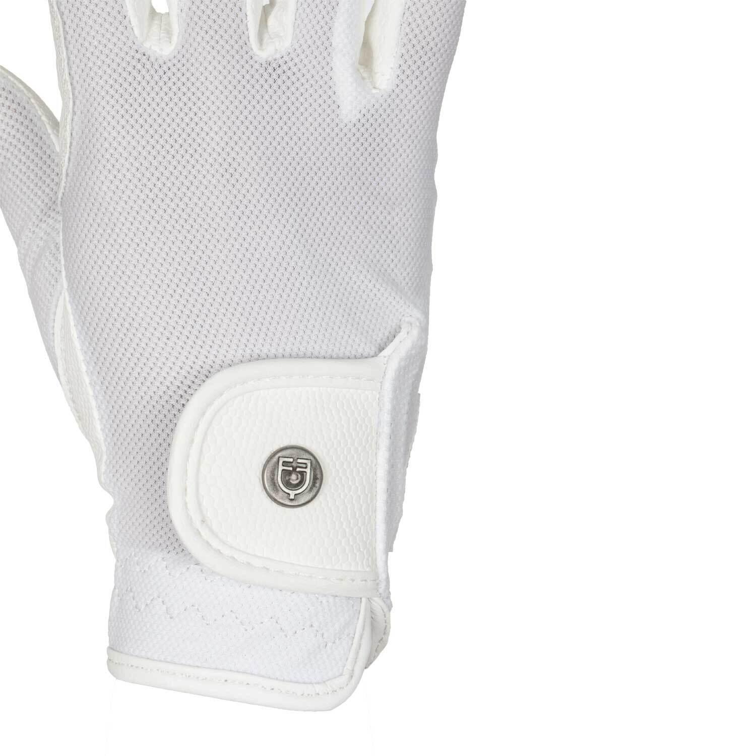 Gants d'équitation en tissu technique et mesh Equestro 3/5