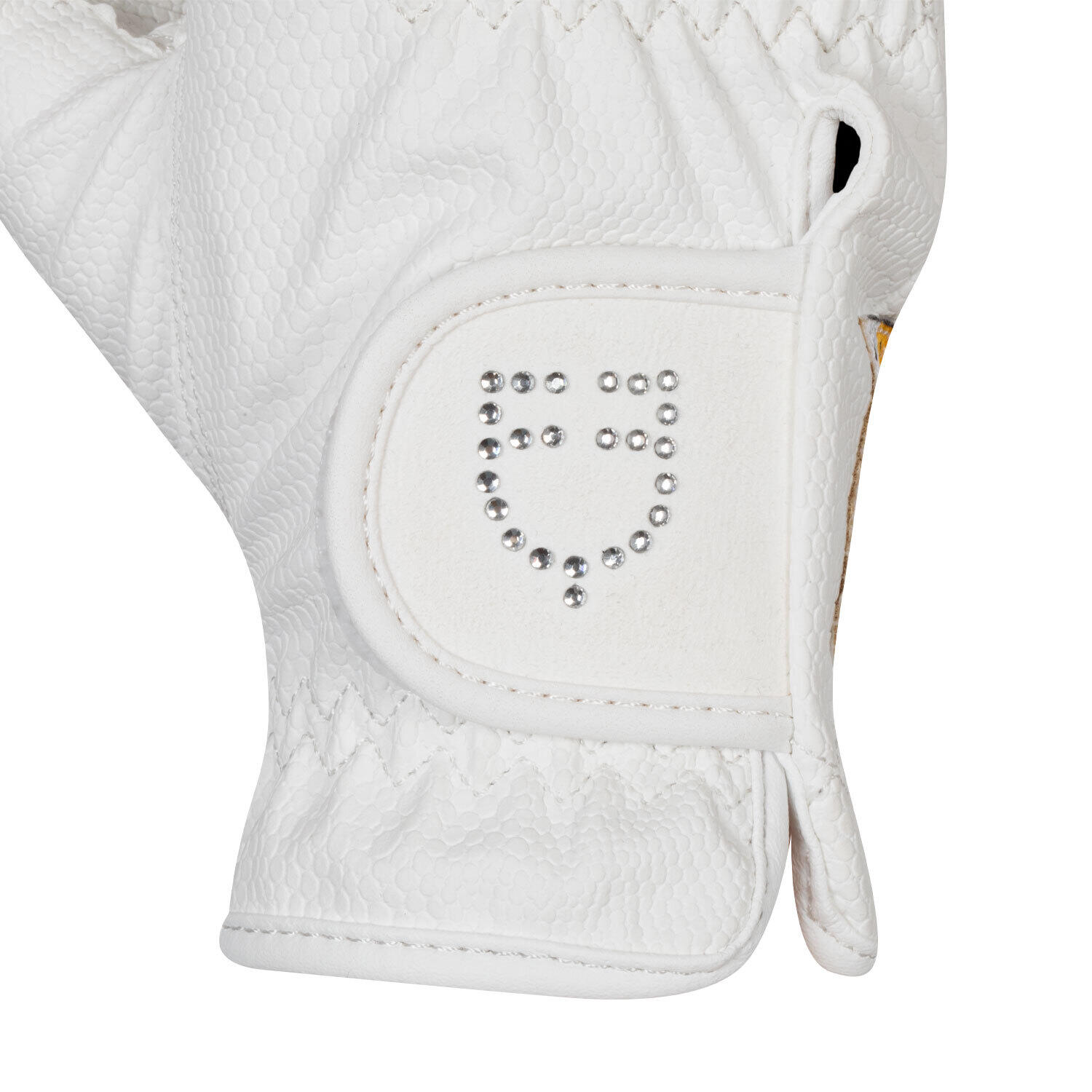 Gants d'équitation avec logo pailleté femme Equestro d 3/5