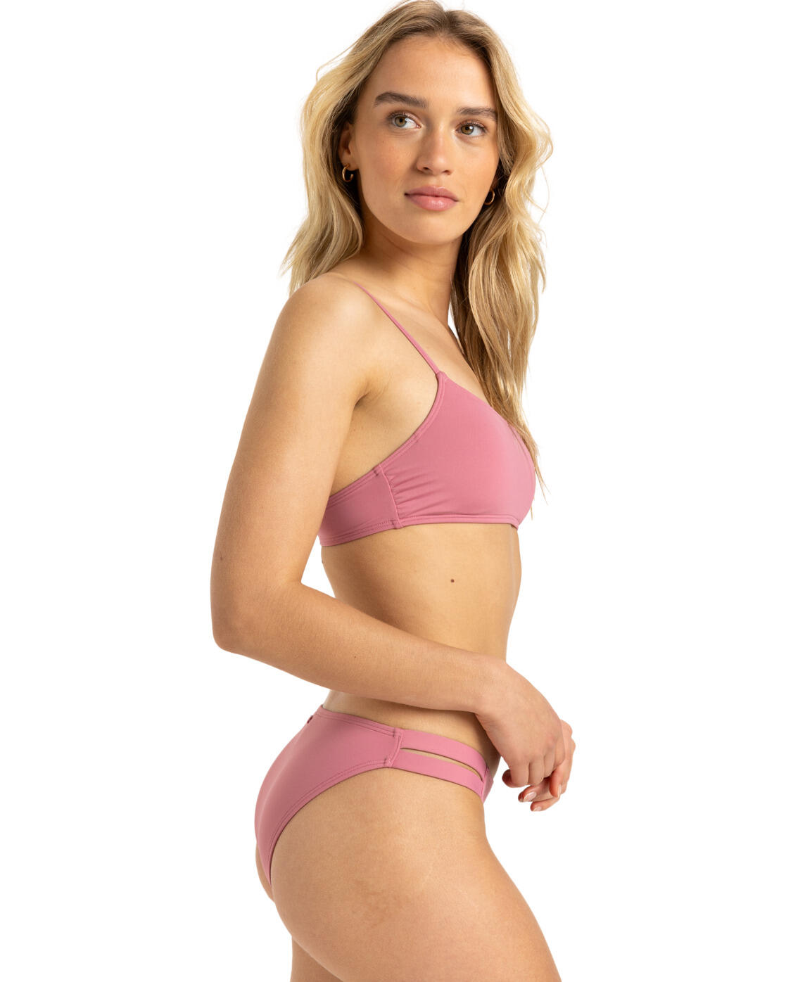 Haut de maillot de bain brassière BEACH CLASSICS Rose Femme 3/4