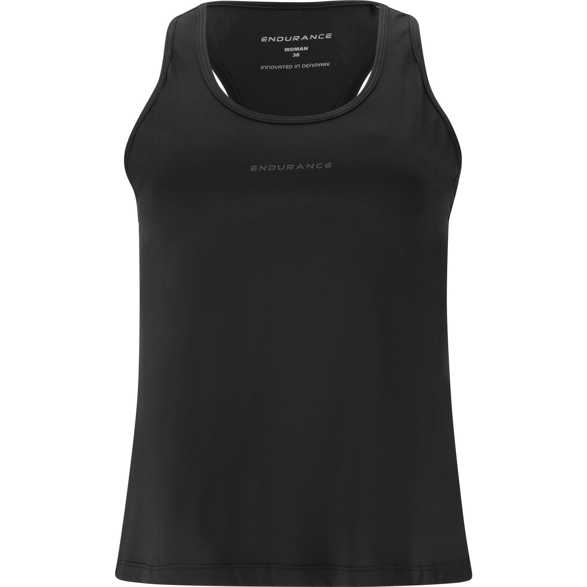Endurance - Top Nan - Chemise Sans Manche - Noir - Decathlon