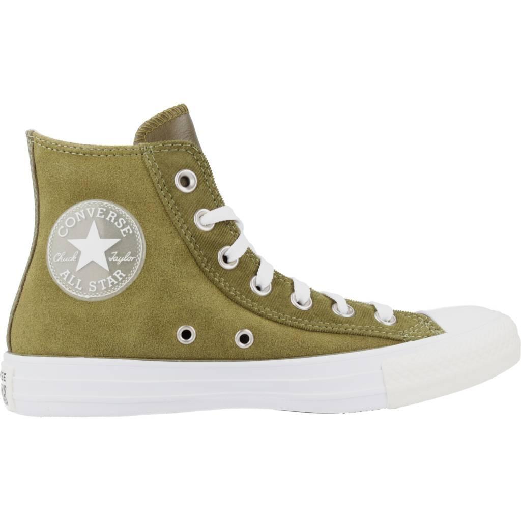 Scarpe Da Ginnastica Converse Modello Chuck Taylor All Star Hi Colore Verde 4/5