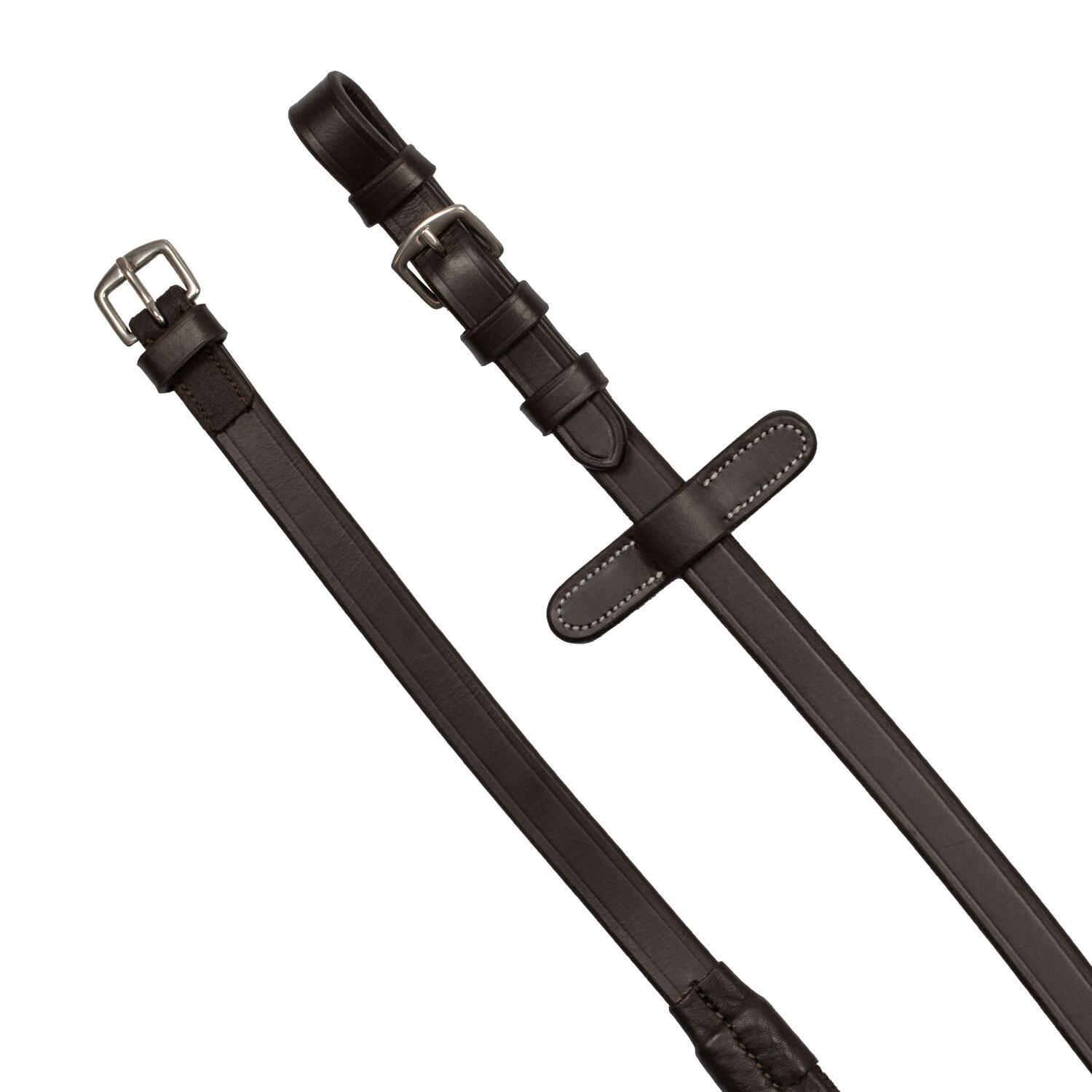 Rênes pour cheval en caoutchouc Equestro Kriss 1.6 2/5