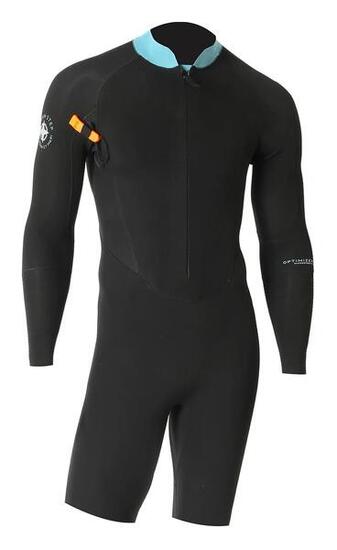 2/2 Shorty Optimizer Dual Zip L/S - Herren Langarm Neoprenanzug mit