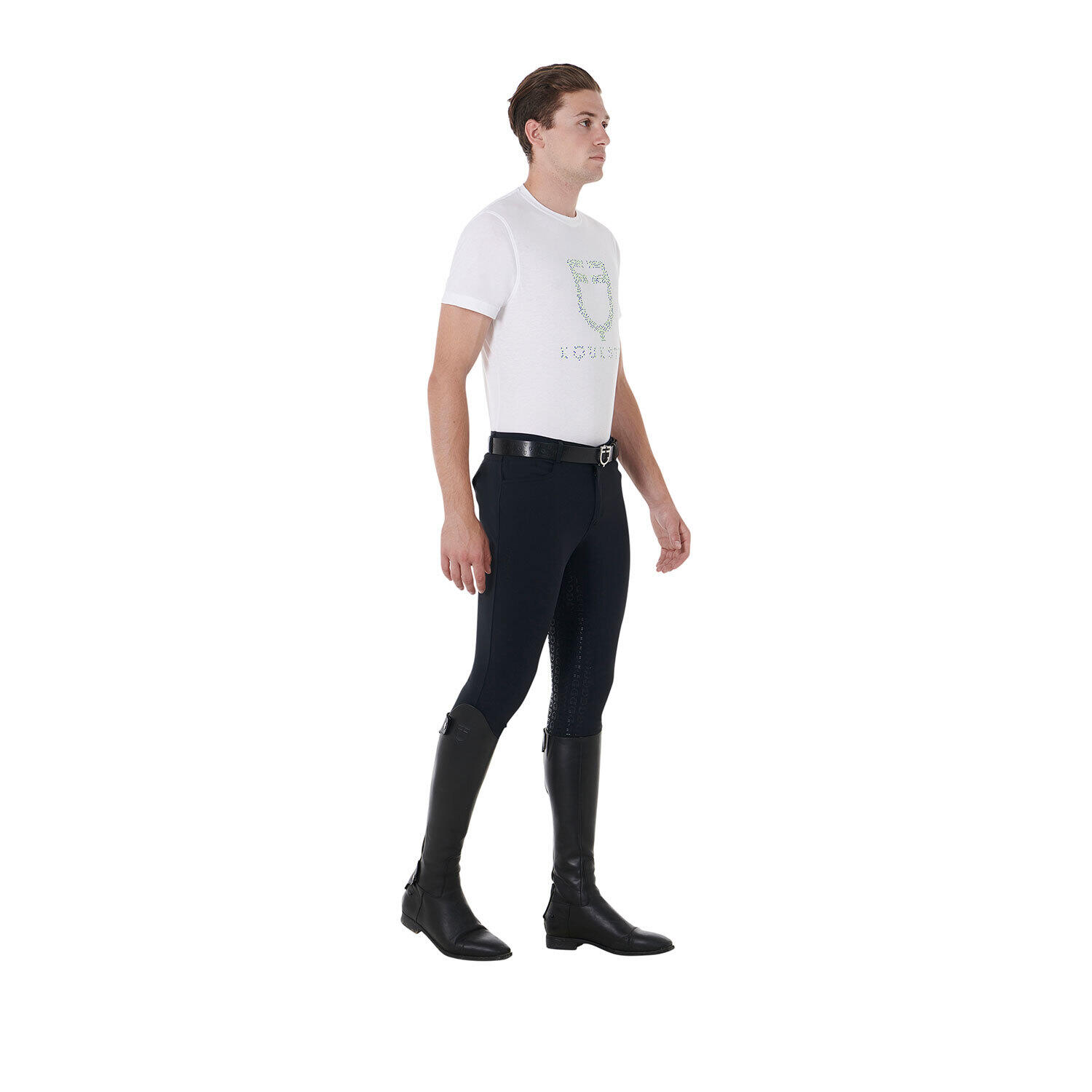Pantalon équitation full grip Equestro Aria Light 5/7