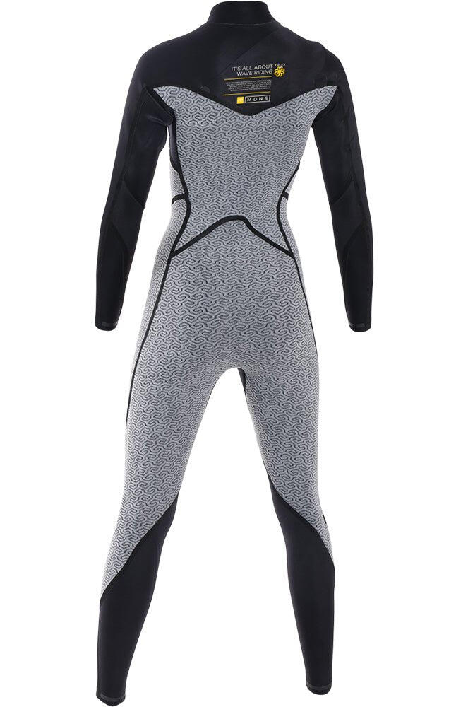 3/2 Puure Polar Yulex Zip Borst L/S - Surf Combinatie Dames 5/6