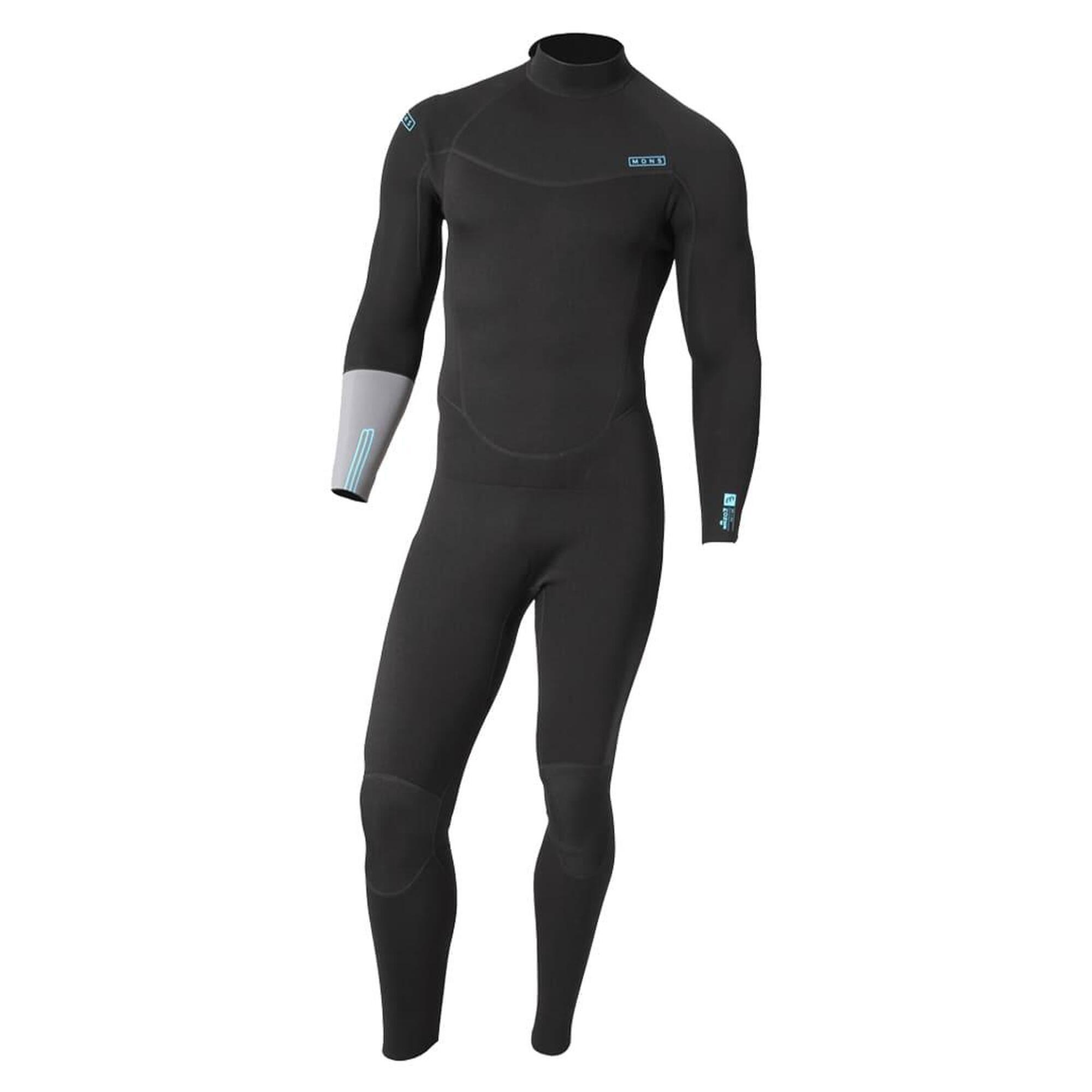 Mdns - 5/4/3 Pioneer Backzip - Combinaison Surf Homme - Combinaison De Surf - Noir - Xs - Decathlon