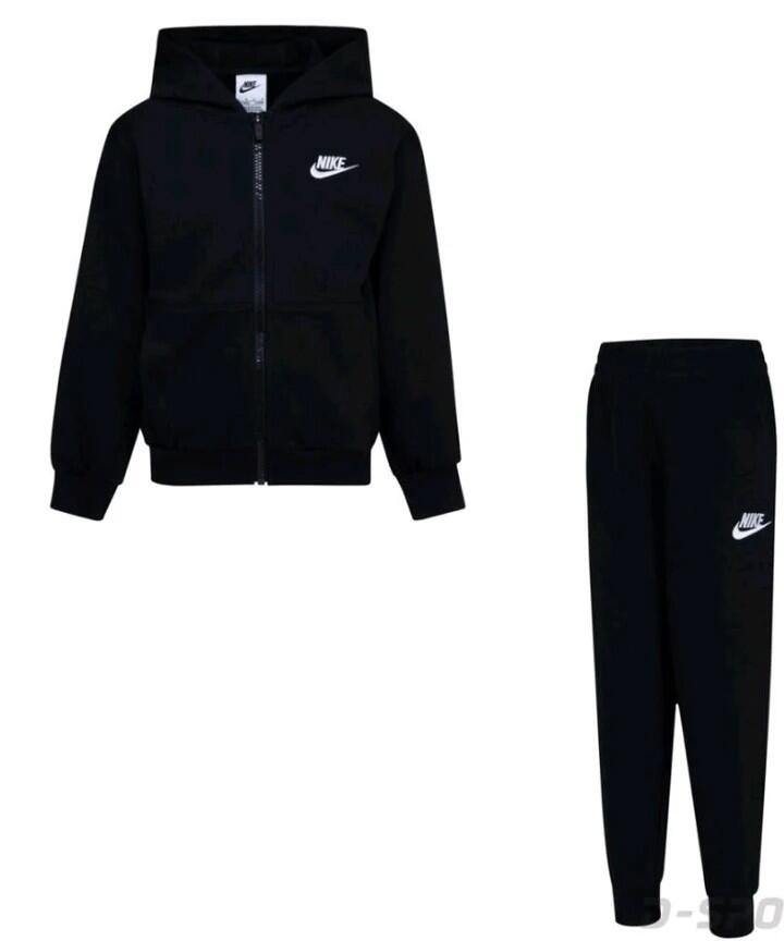 NIKE Tuta bambino nike club frech terry - nero