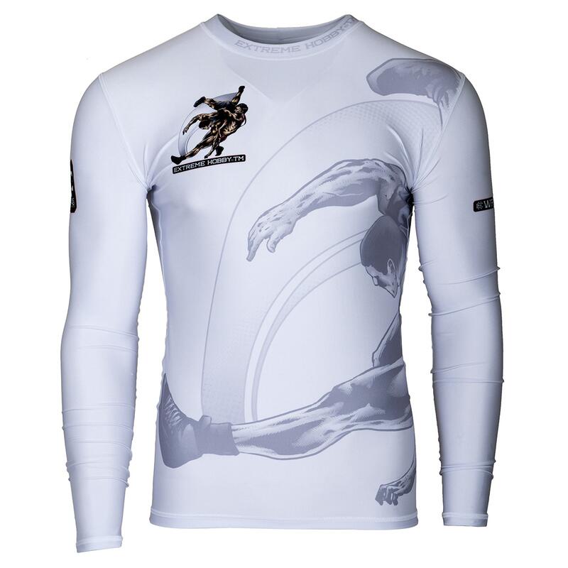 Rashguard do zapasów męski EXTREME HOBBY WRESTLING z długim rękawem