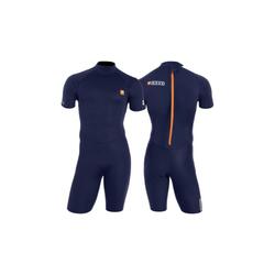 2/2 Pioneer - Zip Dos S/S Combinaison Shorty Surf Homme