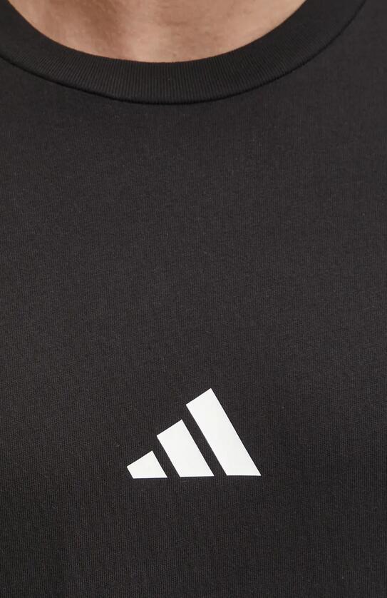 T-shirt uomo adidas future icons 3-stripes tee - nero 5/5