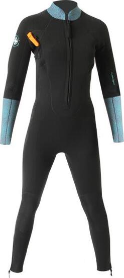 3/2 Dual Zip - Damen Long John Neoprenanzug