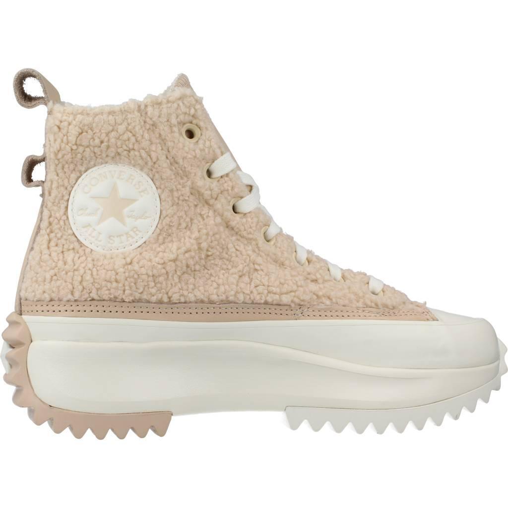 Sneakers Converse Model Run Star Hike Platform Sherpa Kleur Naakt 4/5