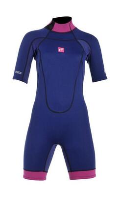 2/2 Pioneer - Zip Dos S/S Combinazione Shorty Surf Donna