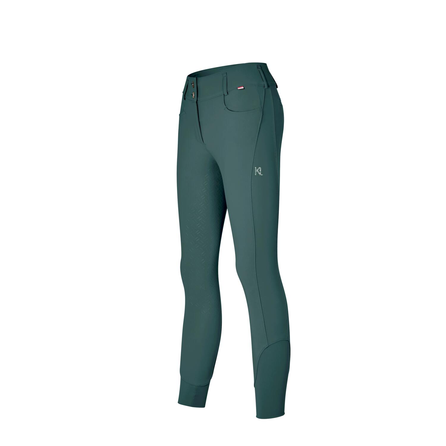 KINGSLAND Kingsland Klkira Full Grip Rijbroek Dames H Shape Groen