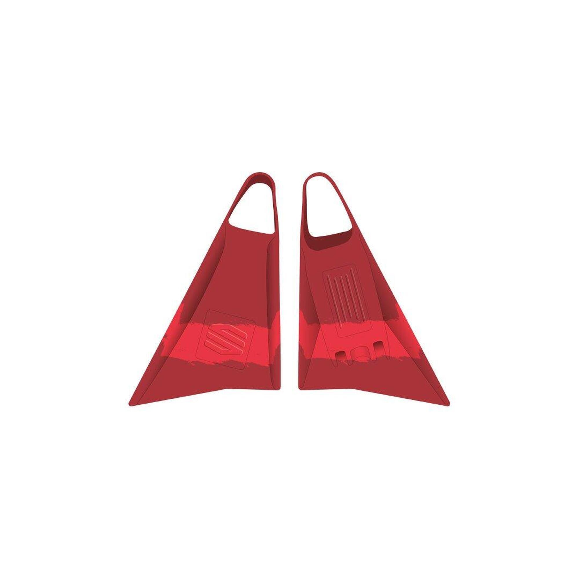 Sniper - Menace - Palmes Bodyboard - Palmes - Rouge - 35/38 - Decathlon