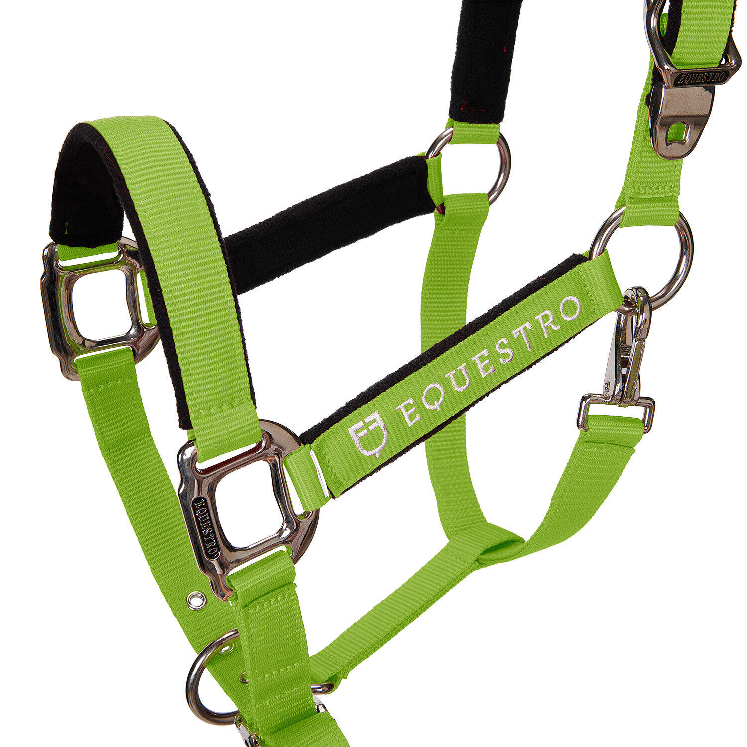 Licol pour cheval avec longueur Equestro Modello Shiny Fittings 2/7