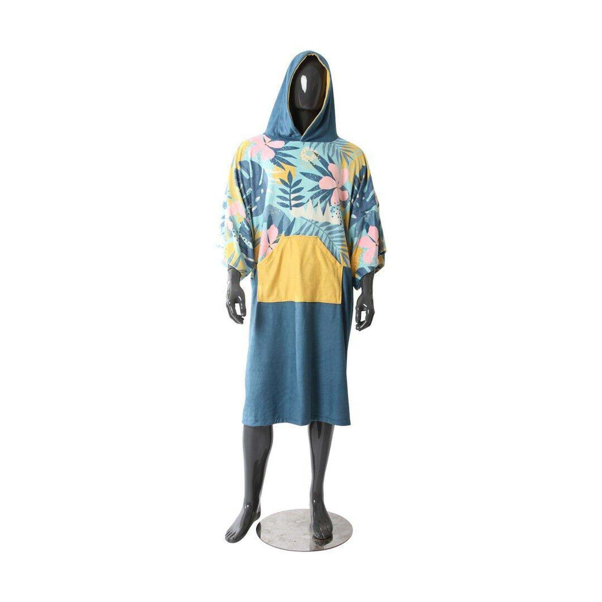Mdns - Plush - Poncho Surf Adulte - Poncho - Jaune - Taille Unique - Decathlon