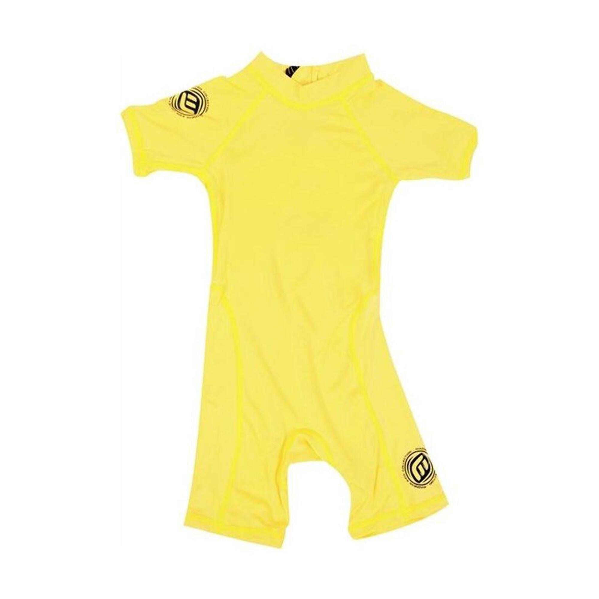 Mdns - Colorblock - Shorty S/s Upf 50 Lycra Surf Bébé - Sous Combinaison - Jaune - Xs - Decathlon