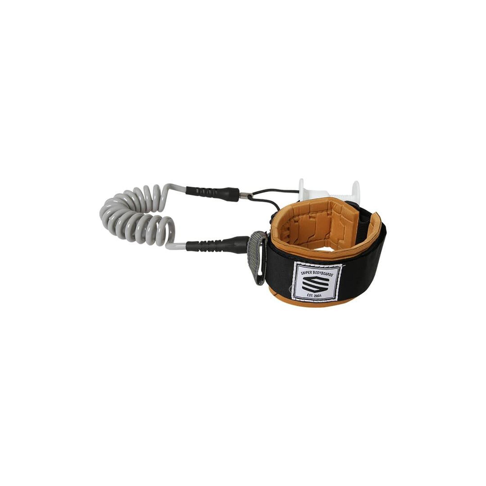 Sniper - Leash Coiled Biceps Diego Cabrera - Leash Bodyboard - Leash - Gris - 44 L - Decathlon