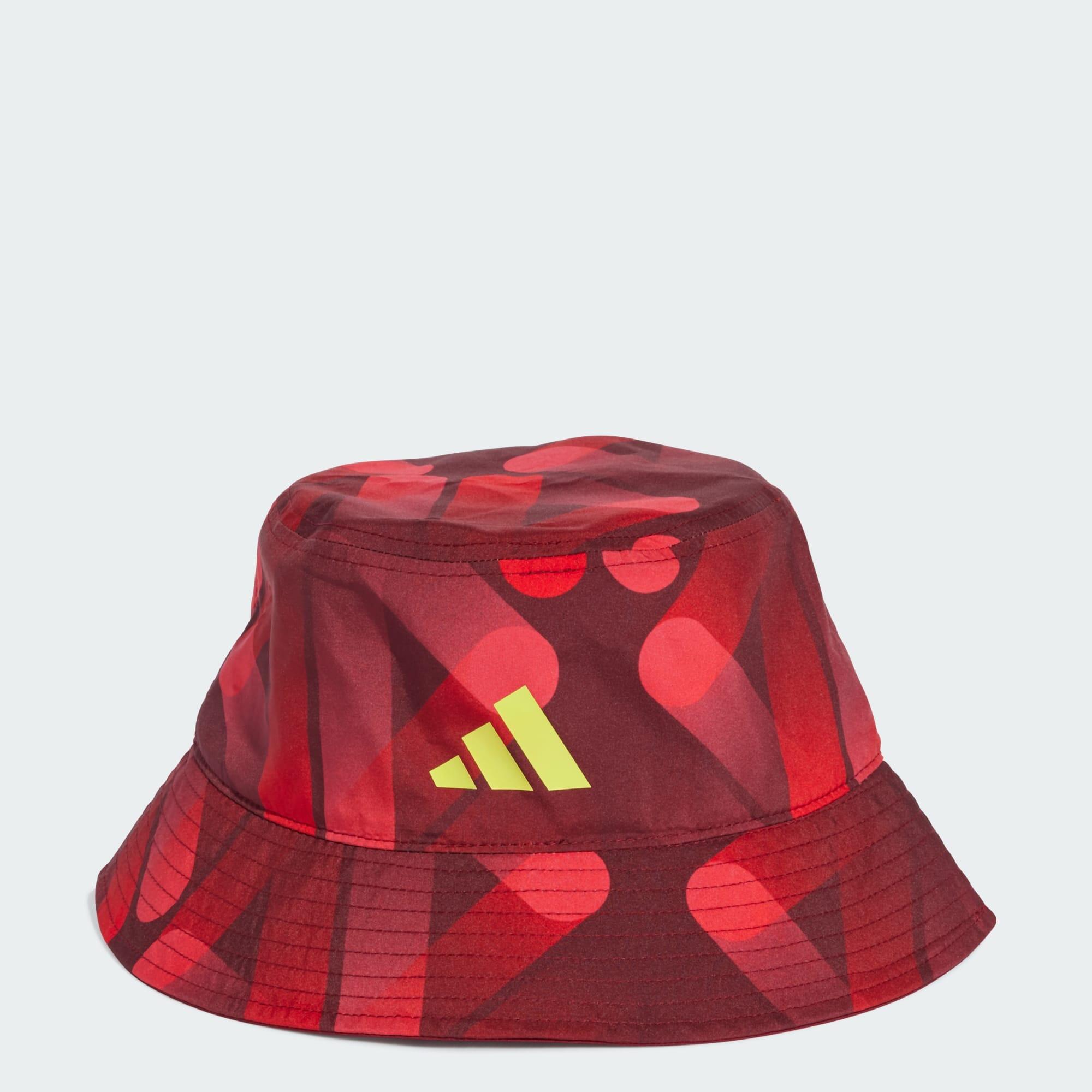 adidas red bucket hat