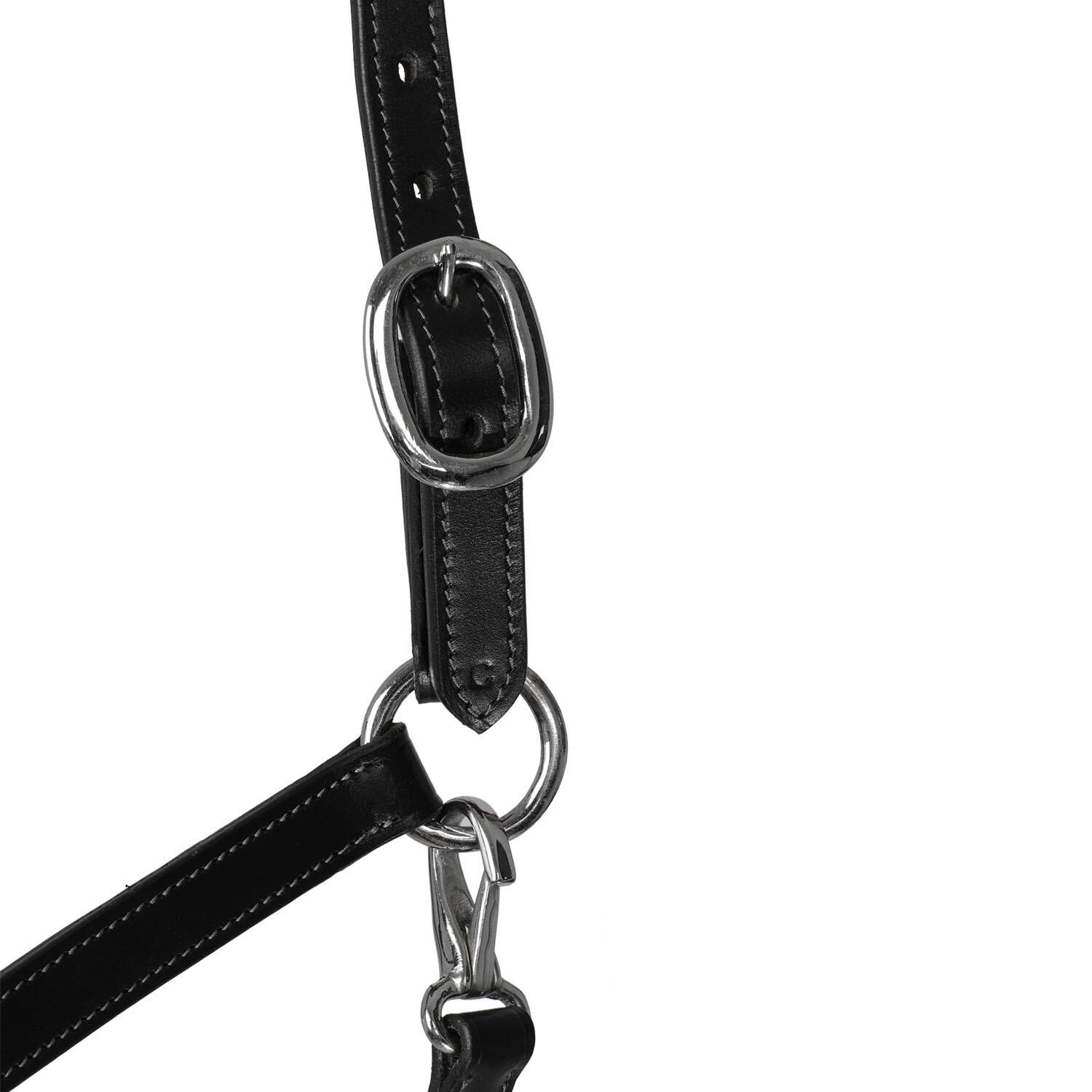 Licol pour cheval en cuir Acavallo Ergonomic Pollguard Muserolle 3/4