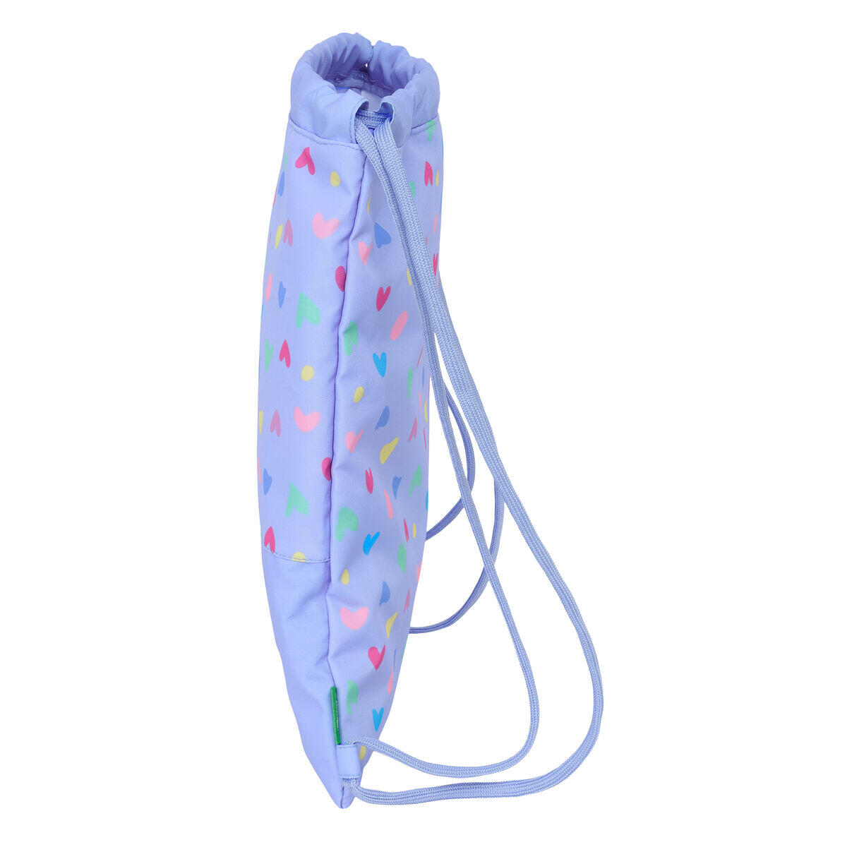 Rugtas met Koordjes Benetton Lila 2/4