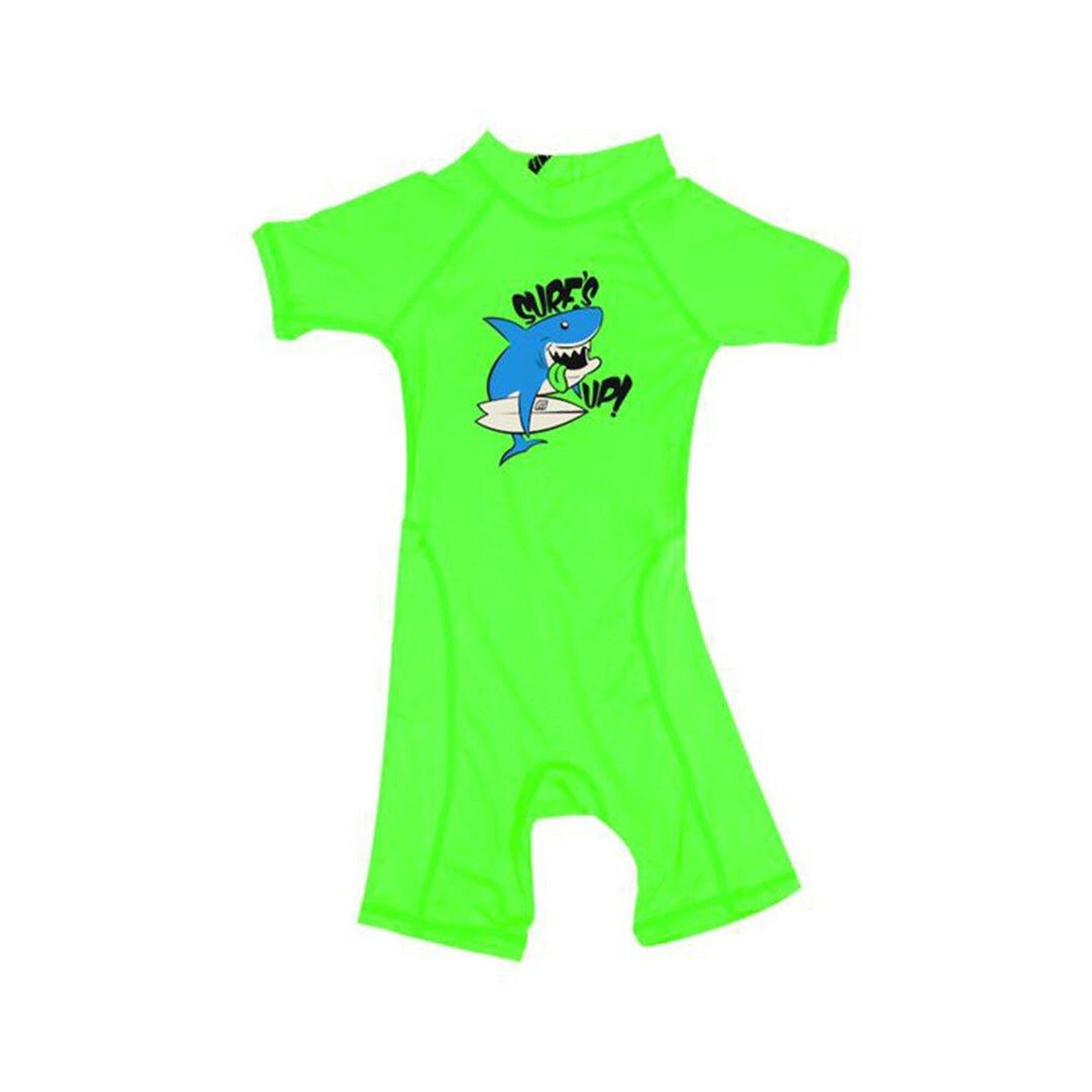 Mdns - Logo - Shorty S/s Upf 50 Lycra Surf Bébé - Sous Combinaison - Vert - Xs - Decathlon