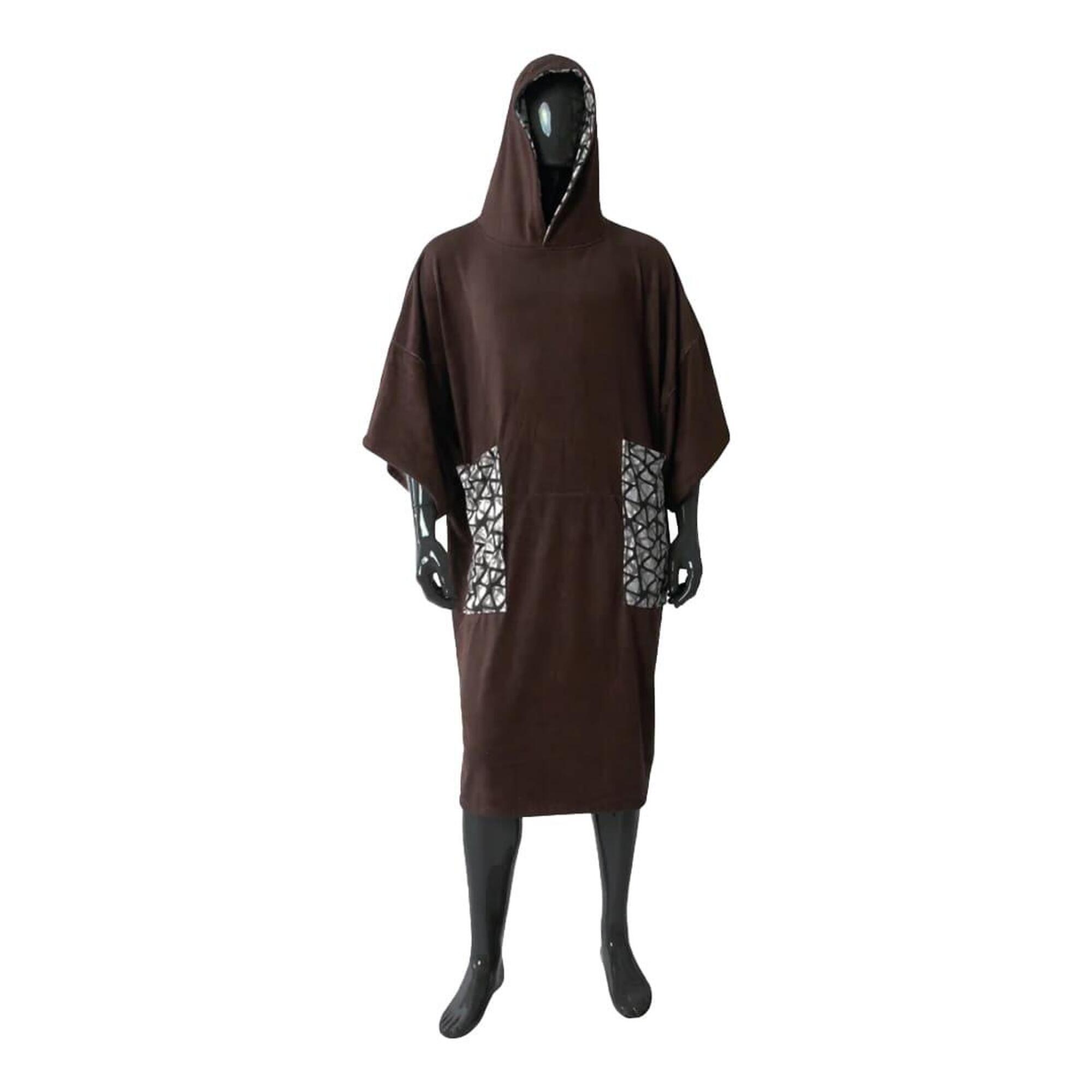 Mdns - Plush - Poncho Surf Adulte - Poncho - Noir - Taille Unique - Decathlon
