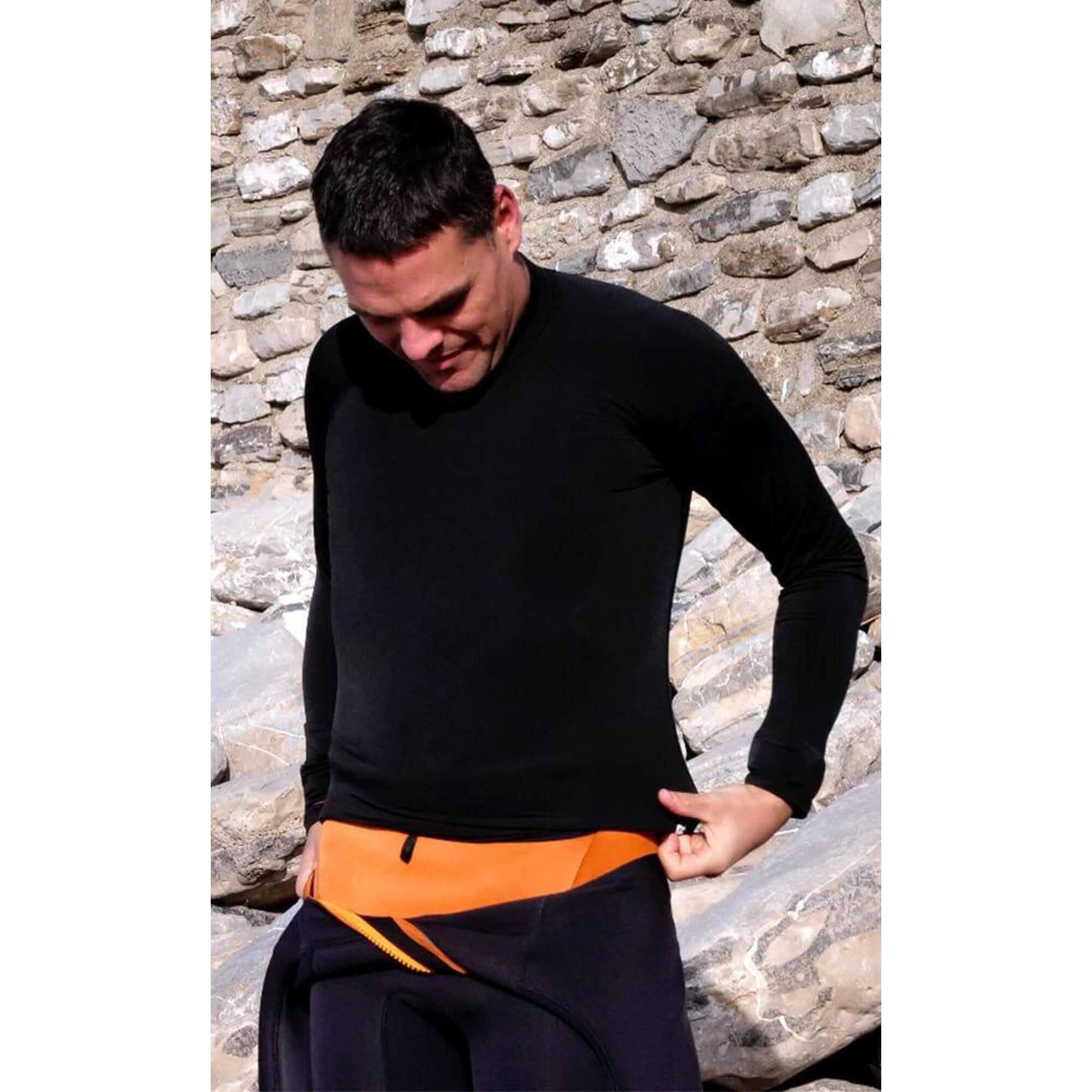 Sous-vêtements Thermiques Homme Hiver – T-shirt Manches Longues + Pantalon Polaire – Sport, Ski, Randonnée - 2