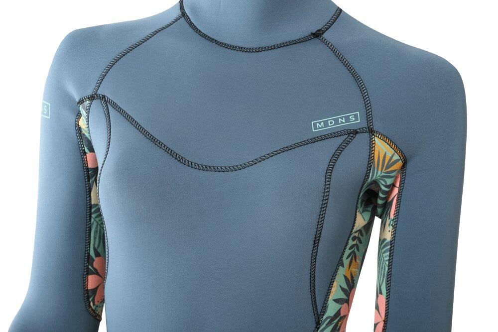 5/4/3 Pioneer - Zip Dos L/S Combinaison Surf Fille 5/7