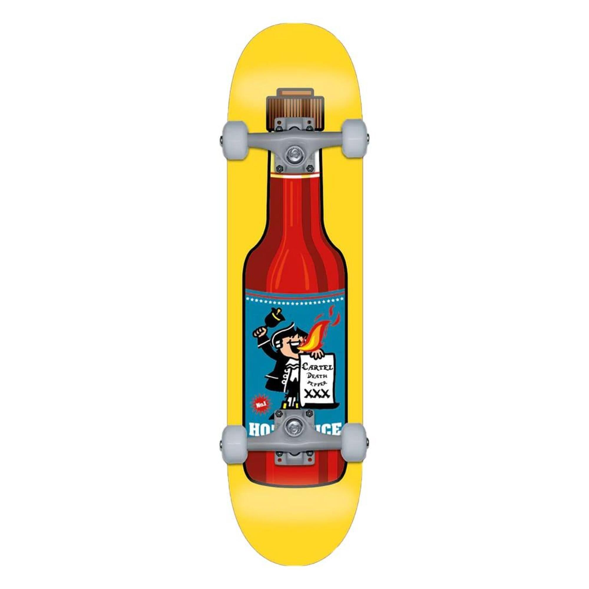 Cartel - Hot Sauce - Skateboard Complet 7.8 - Skateboard Complet - Jaune - Decathlon
