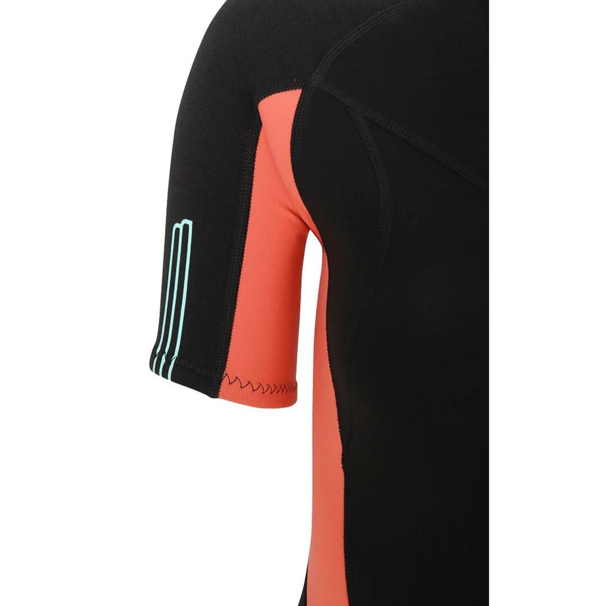 2/2 Pioneer - Zip Dos S/S Combinaison Shorty Surf Femme