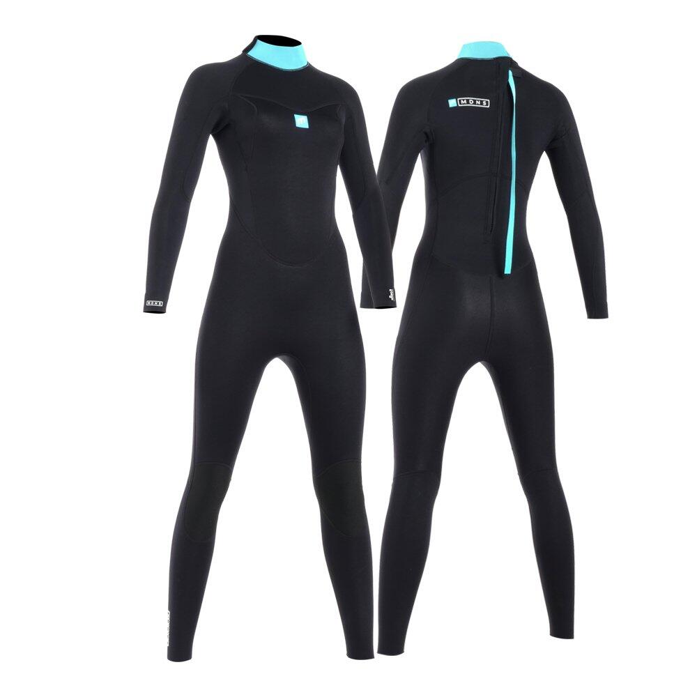 Mdns - 5/4/3 Pioneer - Zip Dos L/s Combinaison Surf Femme - Combinaison De Surf - Noir - 40 M - Decathlon