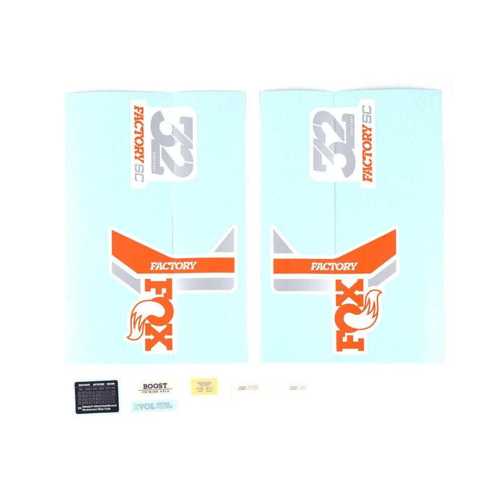 Stickers Fox Factory 2018, 32 SC, F-S