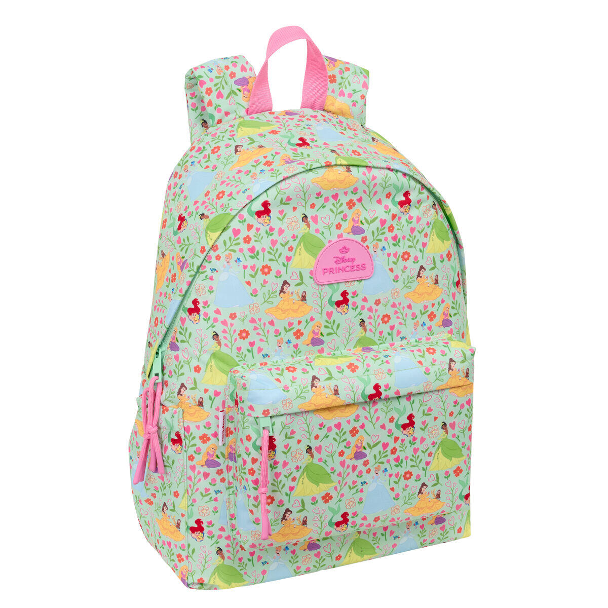DISNEY PRINCESS Mochila Escolar Disney Princess Bloom Verde