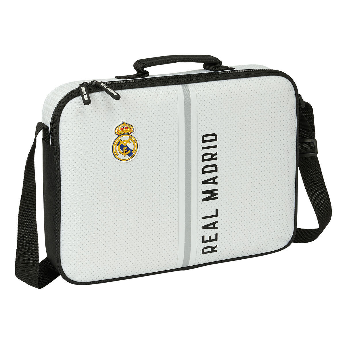Borsa per la scuola Real Madrid C.F. Bianco 1/3