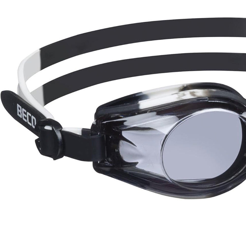 Beco Rimini Schwimmbrille für Kinder – Schwarz/Weiß 3/3