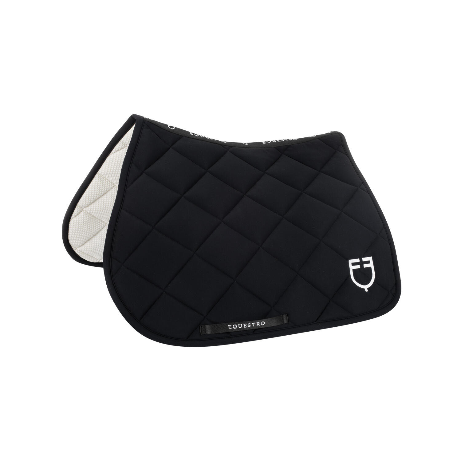 Tapis de selle de saut avec logo brodé pour cheval Equestro 2/7