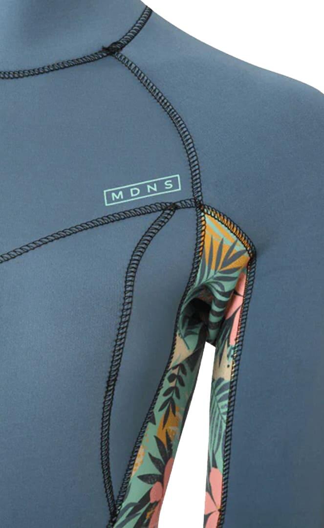 3/2 Pioneer - Zip Dos L/S Combinaison Surf Fille 5/7