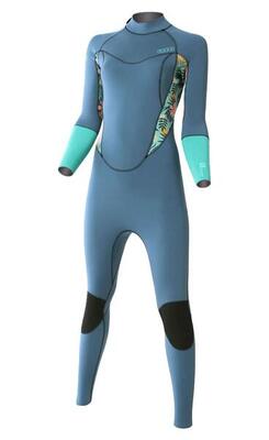 4/3 pioneer - zip back combinatie surf dames