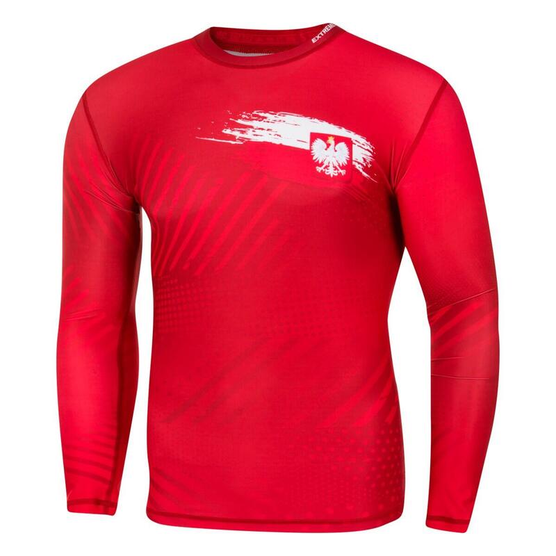 Rashguard do MMA męski EXTREME HOBBY POLSKA PRIME z długim rękawem