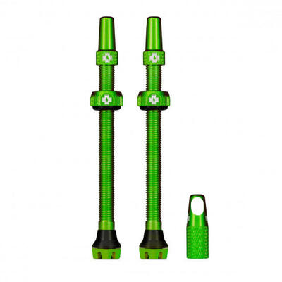 Kit valvole V2 tubeless (coppia) 80mm verde