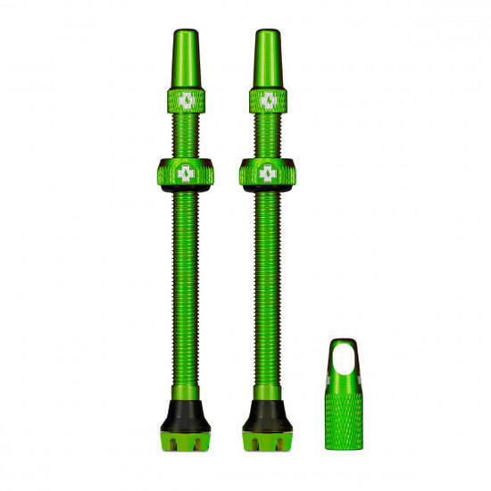Kit valvole V2 tubeless (coppia) 80mm verde