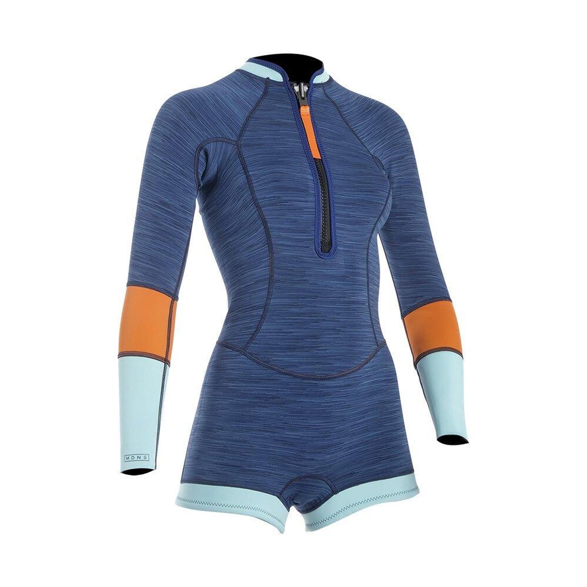 2/2 Priime - Naiad L/S Combinaison Shorty Surf Femme