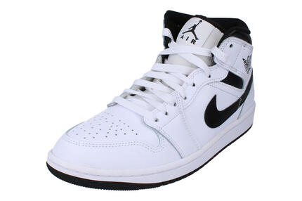 Chaussures Hommes Nike Air Jordan 1 Mid blanc