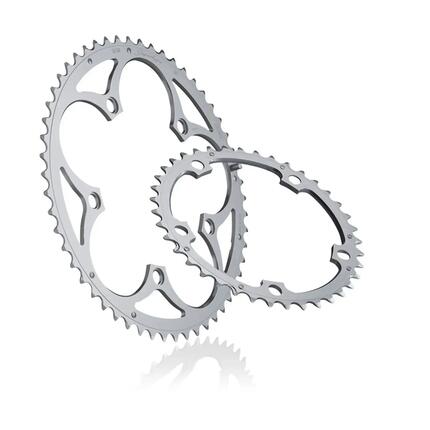 Miche Kettenblatt Supertype BCD 130SH außen 50 Zähne, silber, 9/10-f. Shimano