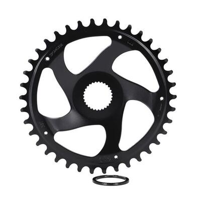 Kmc bosch gen 4 kettingblad 38t zwart voor elektrische fietsen